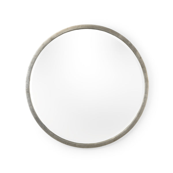 Round Mirror - Silver (Lg)
